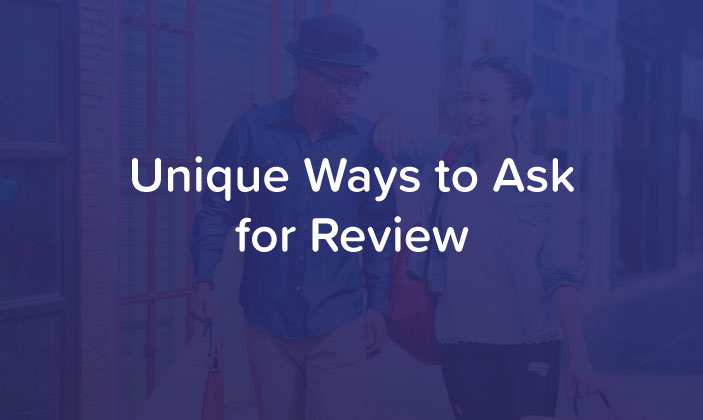 asking for reviews
